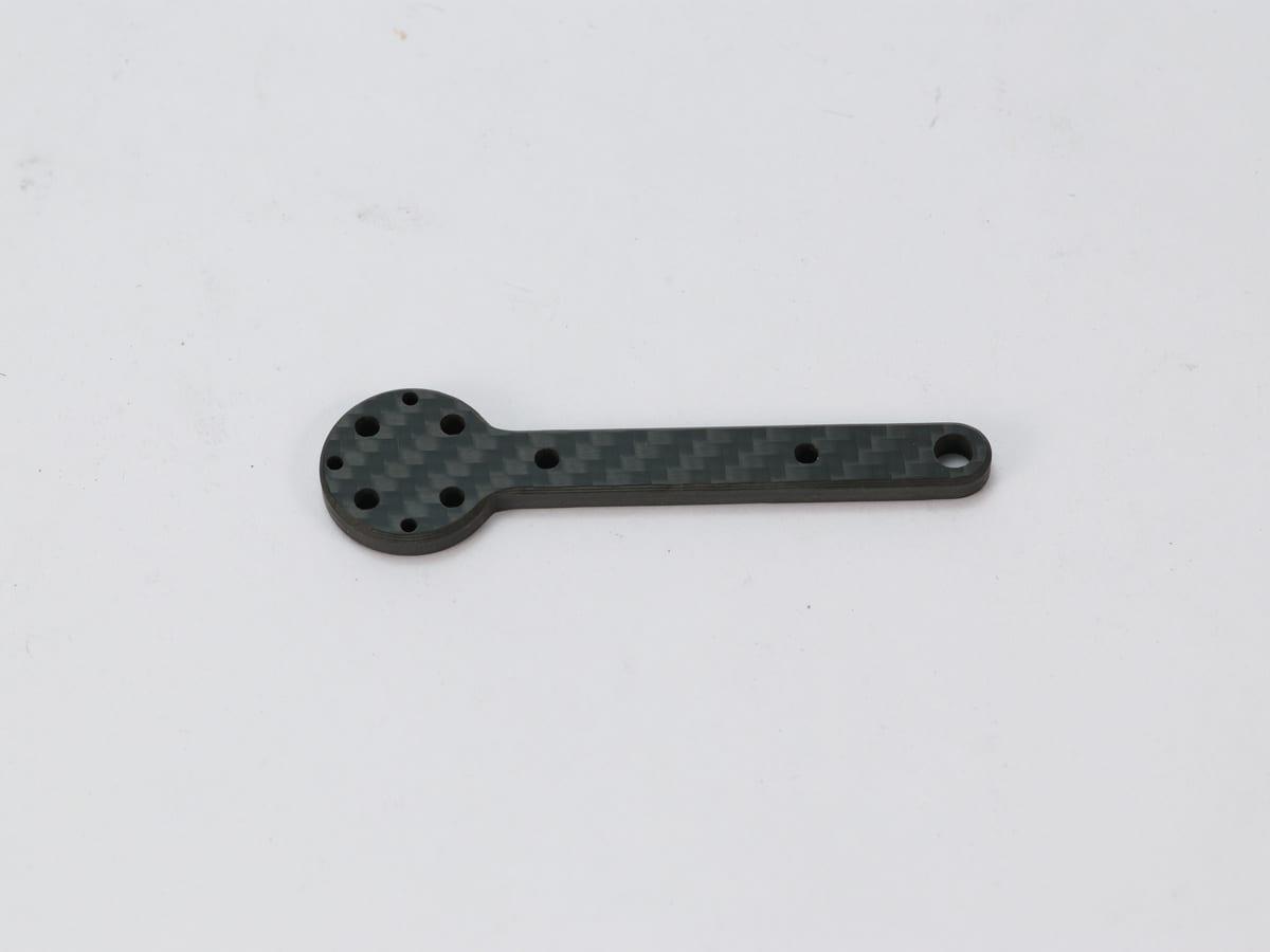 Canopy Mount – Carbon Fiber | Quick-Release Design — carbon fiber close-up view 1