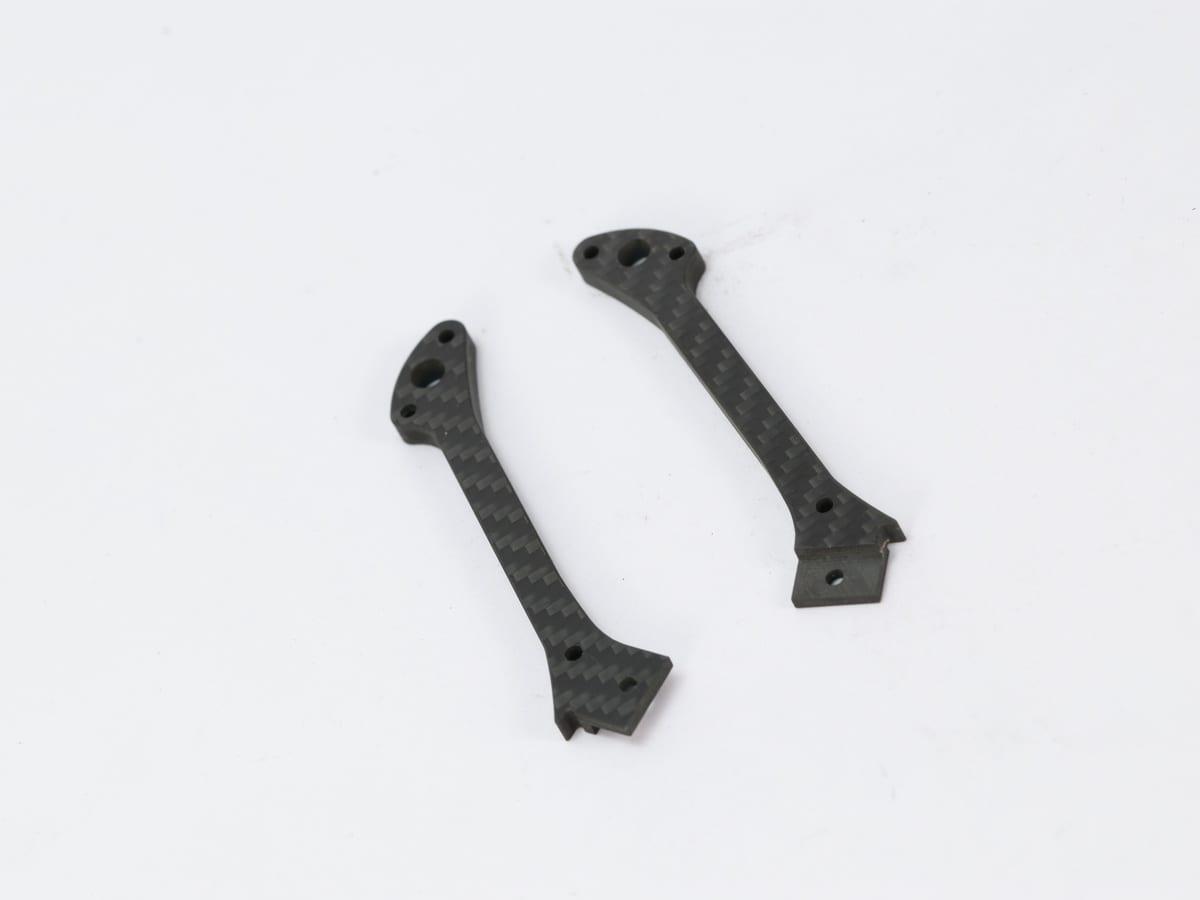 Custom CNC Cable Guide – Carbon Fiber | OEM Precision Machined — carbon fiber close-up view 3