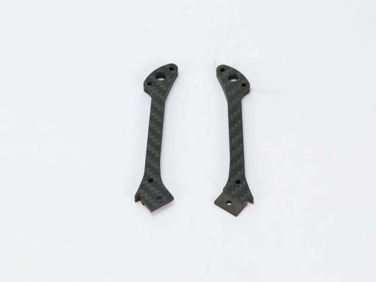 Custom CNC Cable Guide – Carbon Fiber | OEM Precision Machined — carbon fiber close-up view 1