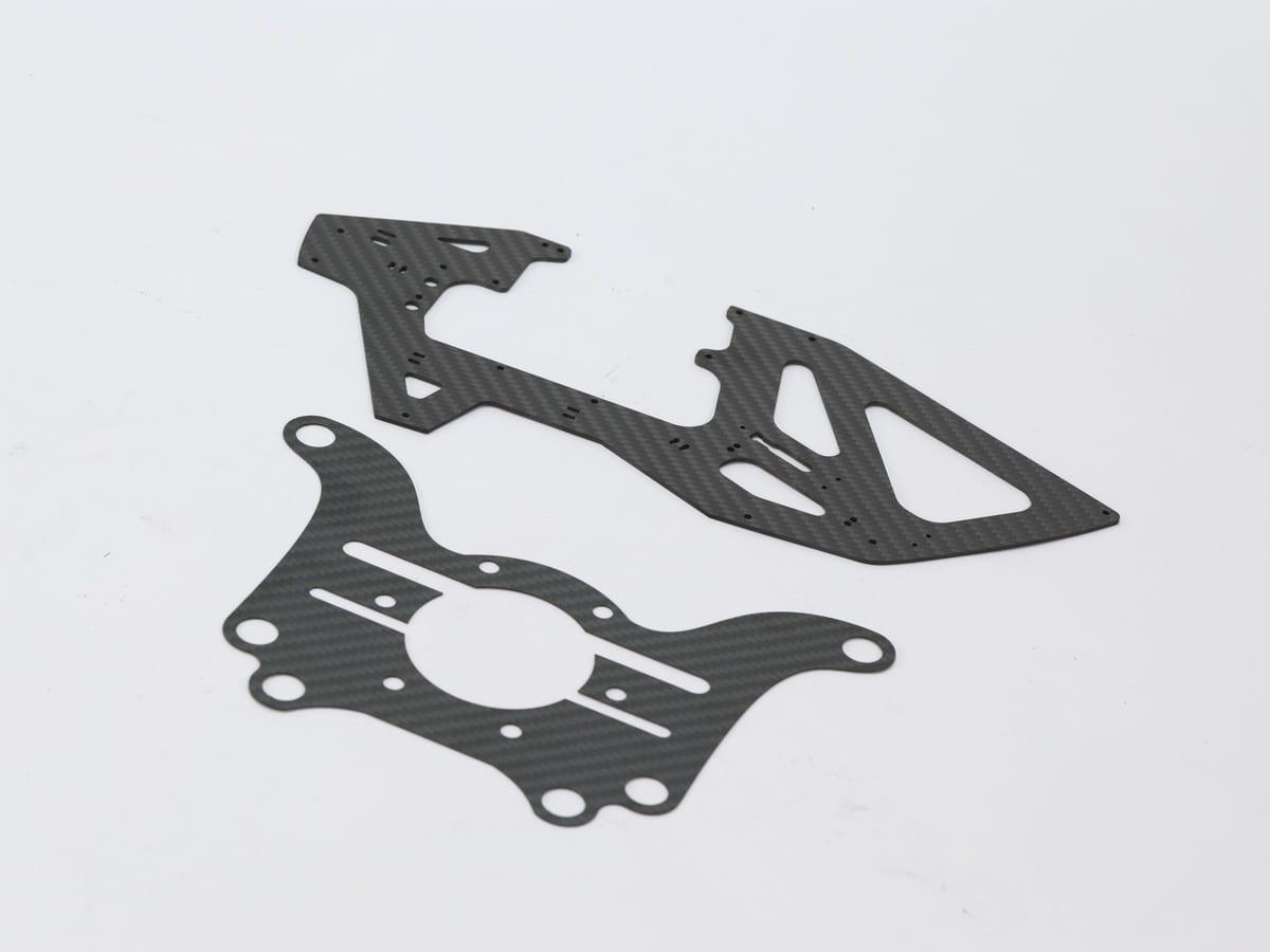 Custom CNC Camera Pod – Carbon Fiber | OEM Precision Machined — carbon fiber close-up view 3