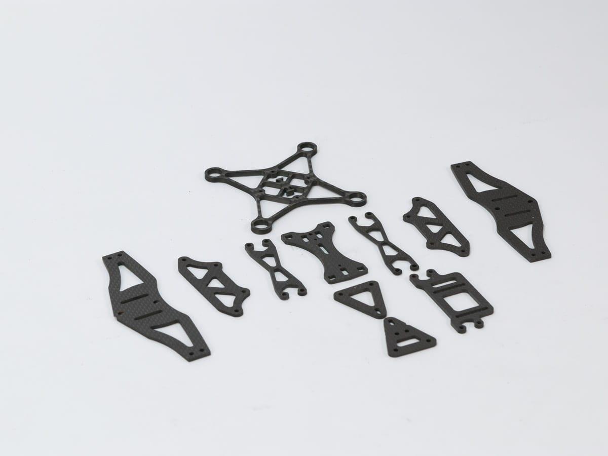 Custom CNC Deck Support – Carbon Fiber | OEM Precision Machined — carbon fiber close-up view 2