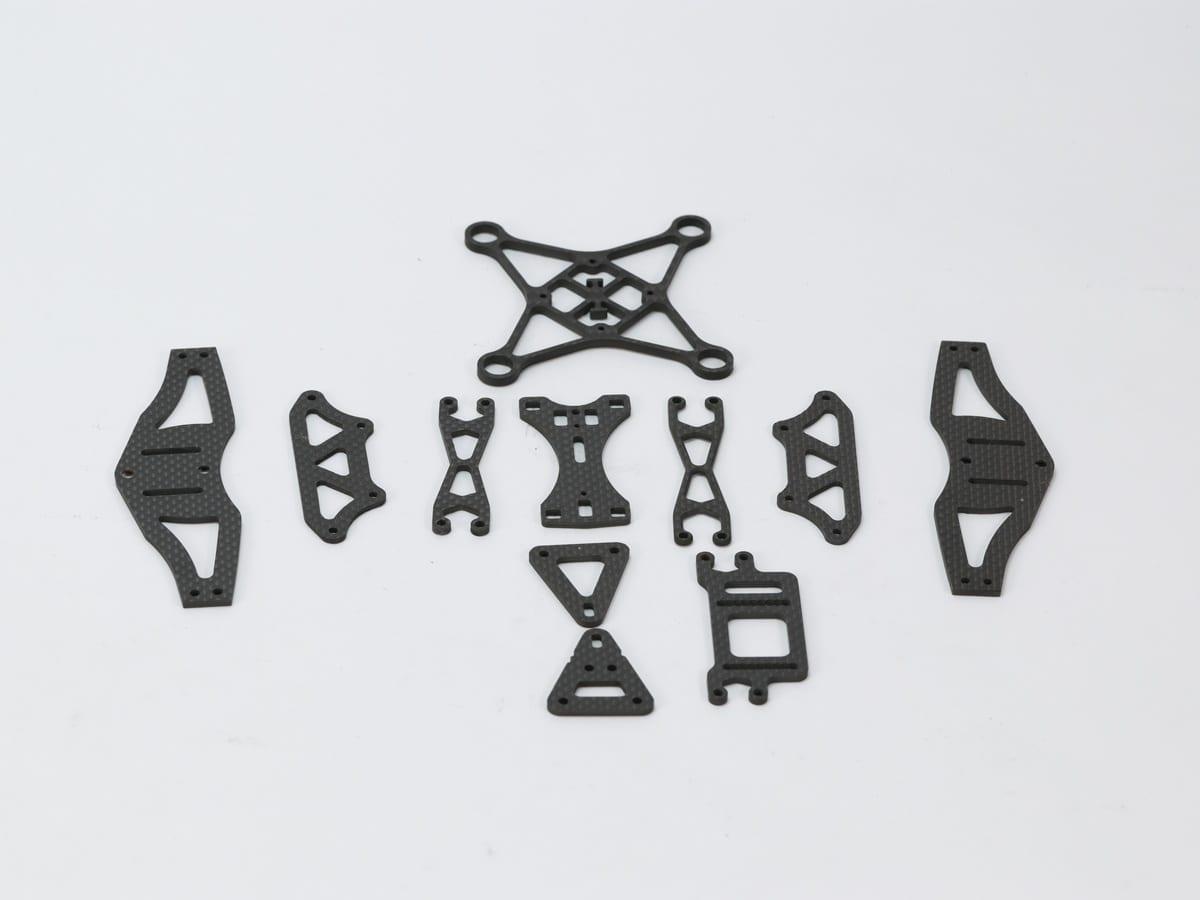 Custom CNC Deck Support – Carbon Fiber | OEM Precision Machined — carbon fiber close-up view 1