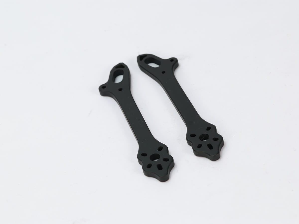 Custom CNC Frame Insert – Carbon Fiber | OEM Precision Machined — carbon fiber close-up view 2