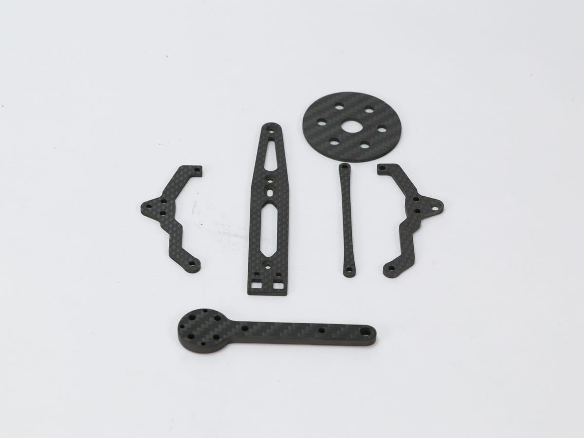 Custom CNC Mount Block – Carbon Fiber | OEM Precision Machined — carbon fiber close-up view 1
