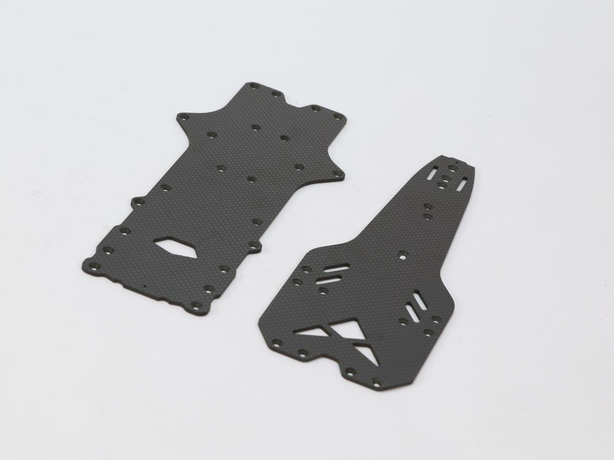Custom CNC Servo Bracket – Carbon Fiber | OEM Precision Machined — carbon fiber close-up view 3