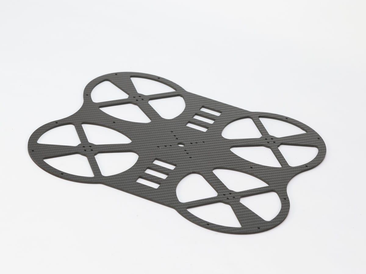 Custom CNC Tension Clip – Carbon Fiber | OEM Precision Machined — carbon fiber close-up view 3