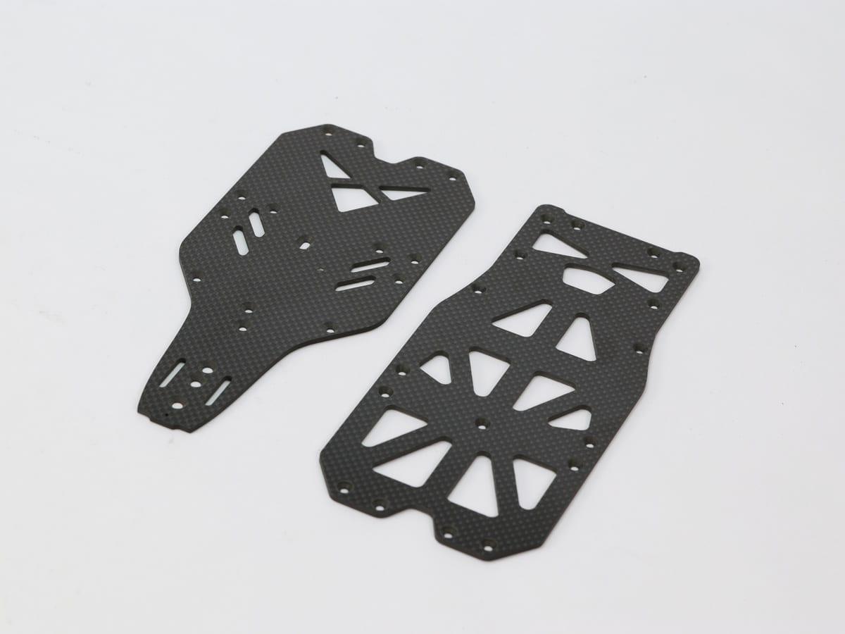 Custom CNC Wing Connector – Carbon Fiber | OEM Precision Machined — carbon fiber close-up view 2