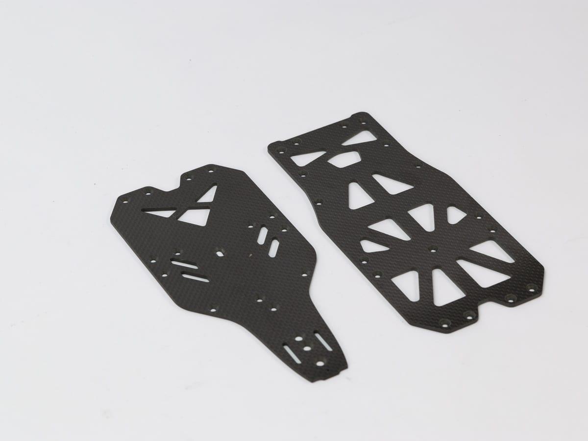 Custom CNC Wing Connector – Carbon Fiber | OEM Precision Machined — carbon fiber close-up view 3