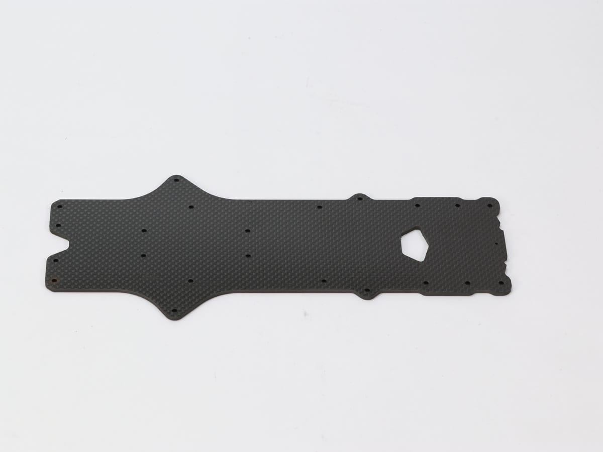 Drone Arm Brace – Carbon Fiber | High Rigidity Low Weight — carbon fiber close-up view 1