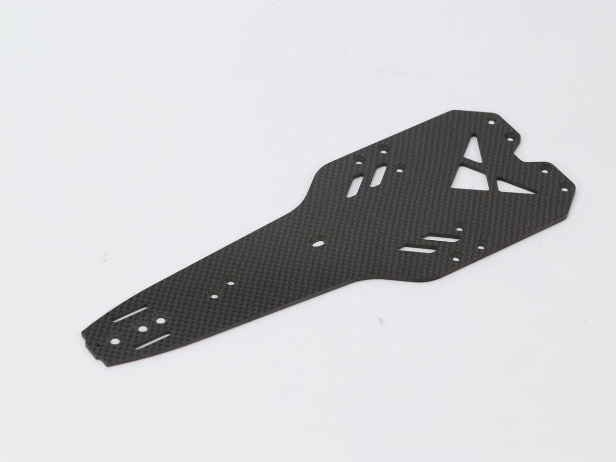 Drone Top Plate – 3K Carbon Fiber | CNC Precision Cut — carbon fiber close-up view 2