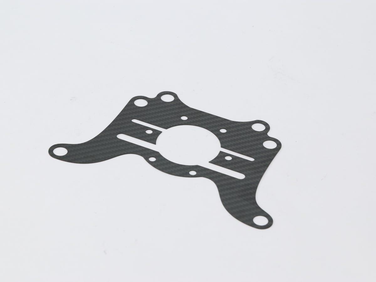 GPS Mount Bracket – Carbon Fiber | RF Transparent — carbon fiber close-up view 3