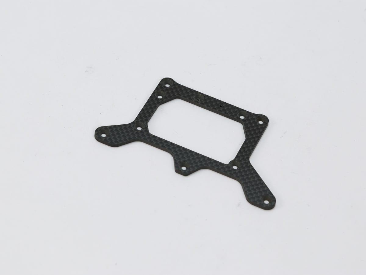 Power Distribution Board Mount – Carbon Fiber | Organized Wiring — carbon fiber close-up view 3