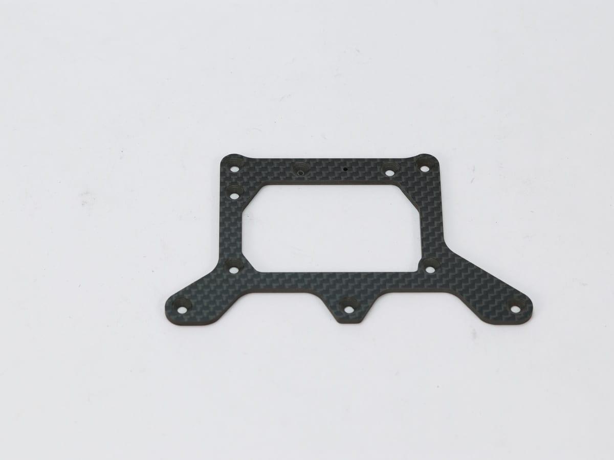 Power Distribution Board Mount – Carbon Fiber | Organized Wiring — carbon fiber close-up view 1