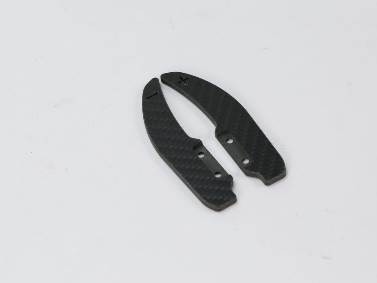 Standoff Mounting Plate – Carbon Fiber | Exact Hole Spacing — carbon fiber close-up view 2