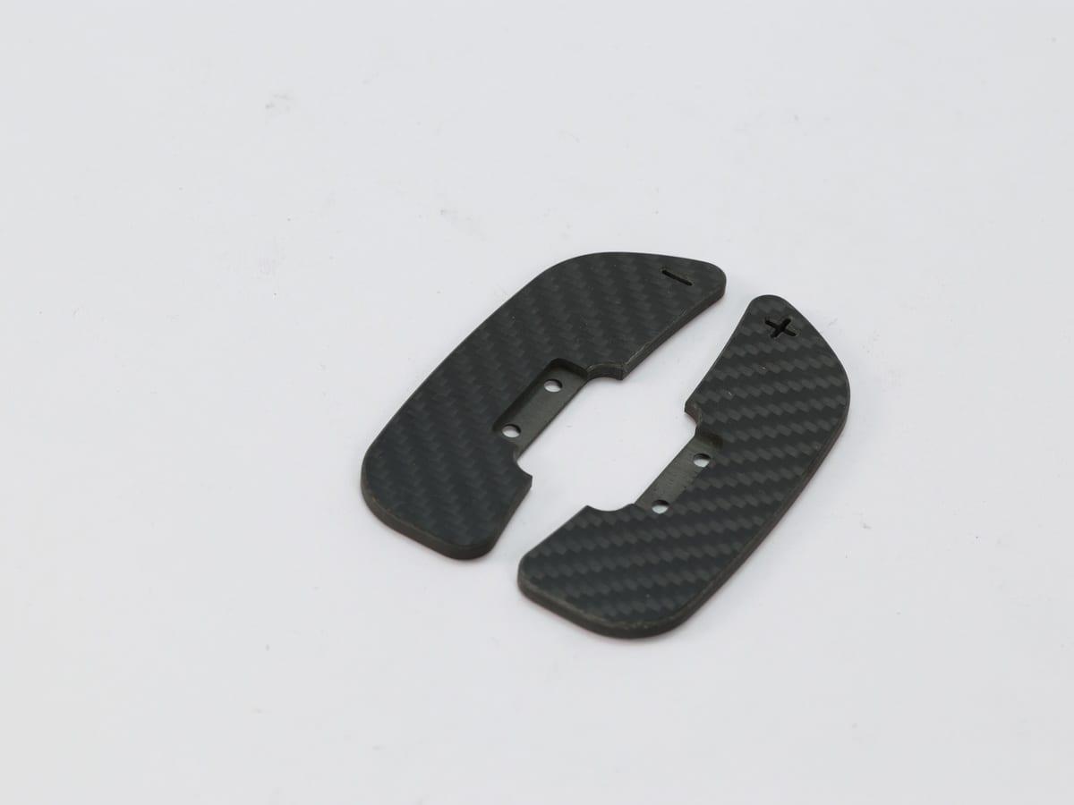 VTX Antenna Mount – Carbon Fiber | Signal-Optimized Design — carbon fiber close-up view 3