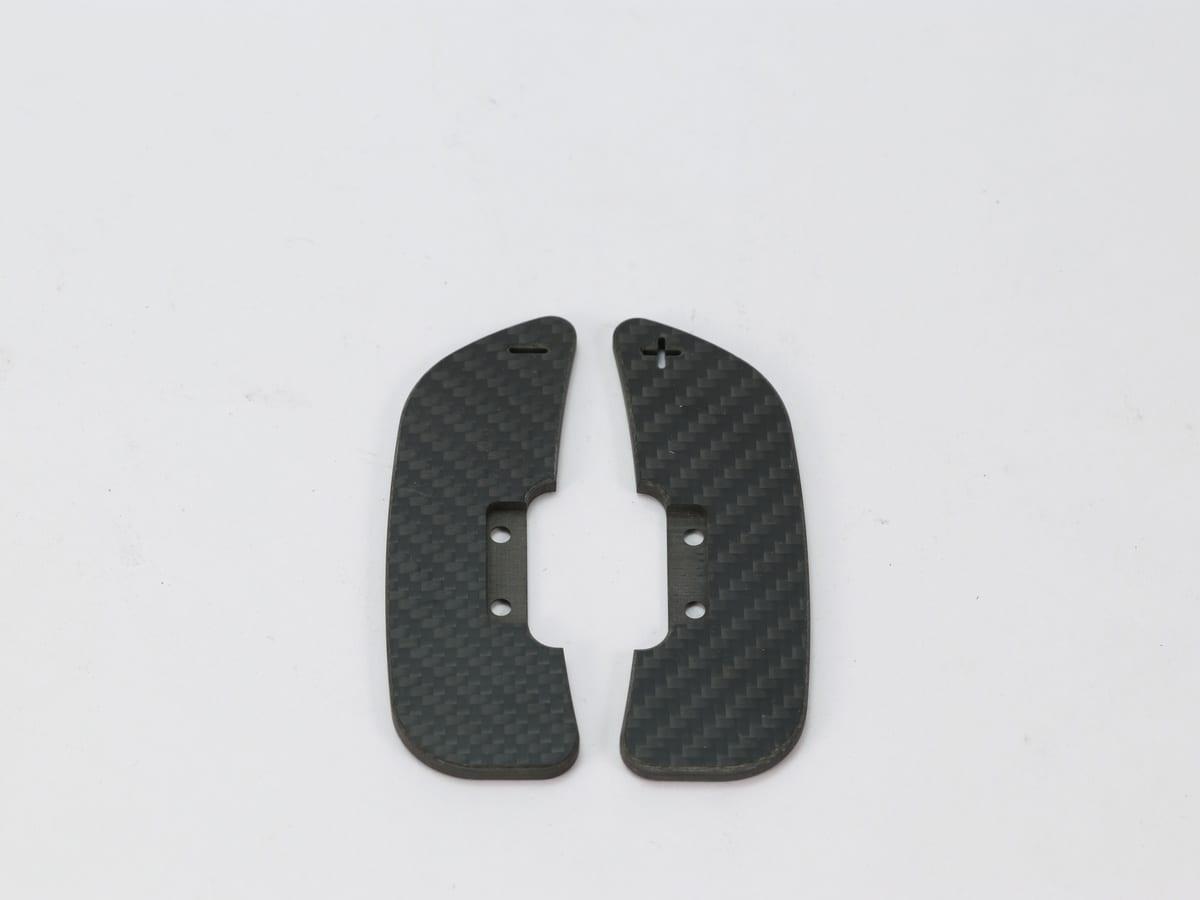 VTX Antenna Mount – Carbon Fiber | Signal-Optimized Design — carbon fiber close-up view 1
