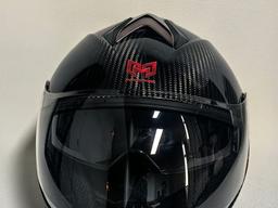Carbon Fiber Full-Face Motorcycle Helmet – 3K Twill DOT Certified | Custom Graphics Available — carbon fiber product angle 1