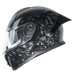 CF001 Kohlefaser-Motorrad-Helm – 3K/12K/Geschmiedet | Custom-Design verfügbar — carbon fiber product angle 4