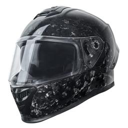 CF001 Kohlefaser-Motorrad-Helm – 3K/12K/Geschmiedet | Custom-Design verfügbar — carbon fiber product angle 5