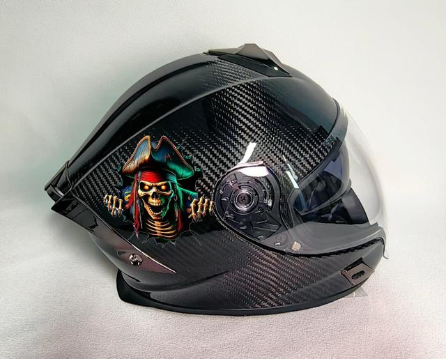 Carbon Fiber Motorcycle Helmet – Glossy Finish DOT Approved | Custom Graphics Available — related carbon fiber product