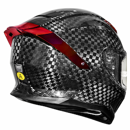 MT-30 Capacete Motocicleta Fibra de Carbono – Padrão 3K/12K/Forjado | Gráficos Personalizados — carbon fiber product angle 6