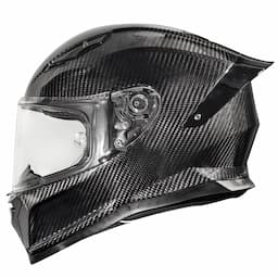 MT-30 Capacete Motocicleta Fibra de Carbono – Padrão 3K/12K/Forjado | Gráficos Personalizados — carbon fiber product angle 1