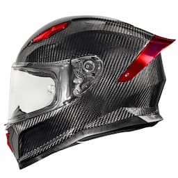 MT-30 Capacete Motocicleta Fibra de Carbono – Padrão 3K/12K/Forjado | Gráficos Personalizados — carbon fiber product angle 3