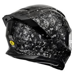 MT-30 Casco Motocicleta Fibra de Carbono – Patrón 3K/12K/Forjado | Gráficos Personalizados — carbon fiber product angle 4