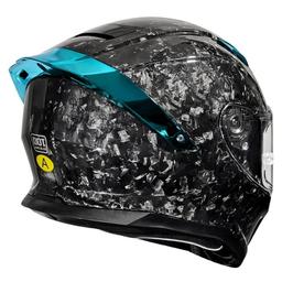 MT-30 Casco Motocicleta Fibra de Carbono – Patrón 3K/12K/Forjado | Gráficos Personalizados — carbon fiber product angle 5