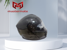 VR266 カーボンファイバーバイク用ヘルメット – EU ECE 22.06認証 | 3K/12K/フォージド | カスタム対応 — carbon fiber product angle 1