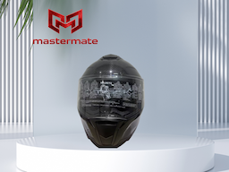 VR266 カーボンファイバーバイク用ヘルメット – EU ECE 22.06認証 | 3K/12K/フォージド | カスタム対応 — carbon fiber product angle 3