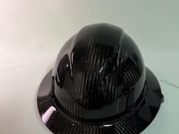 カーボンファイバー フルブリムヘルメット – 超軽量380g | ANSI/OSHA準拠 — carbon fiber product angle 5