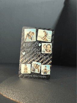 Carbon Fiber Father's Day Card | Custom Logo Print Greeting Cards | OEM/ODM Wholesale — carbon fiber product angle 2