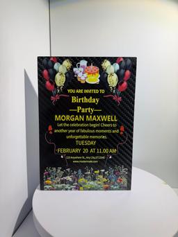 Custom Carbon Fiber Invitation Cards | Wedding, Party, Business Cards Manufacturer — carbon fiber product angle 5
