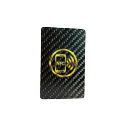Custom Carbon Fiber NFC Card Manufacturer | Smart Business Cards with QR Code — carbon fiber product angle 1