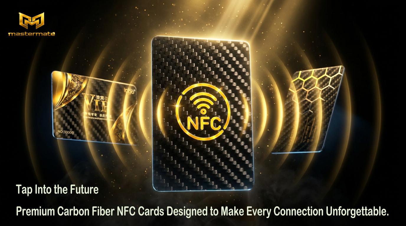 Premium Carbon Fiber NFC Cards