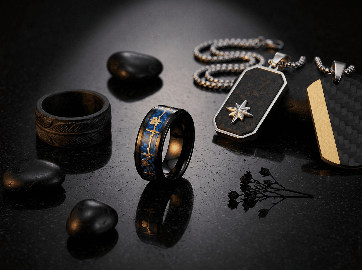 Explore handcrafted carbon fiber pendants and necklaces designed for modern lifestyles. Lightweight, durable, and customizable for personal expression.