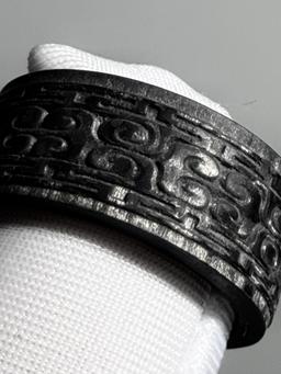 Carbon Fiber CNC Carved Rings | Precision-Crafted Lightweight Jewelry — carbon fiber product angle 5