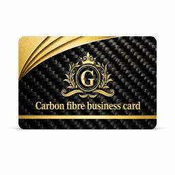 マット仕上げ印刷カード – カーボンファイバー + ソフトタッチマット | 控えめな上品さ — carbon fiber product angle 1