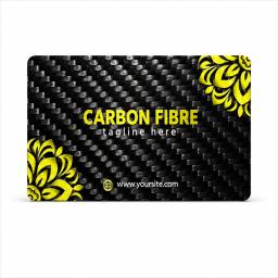 マット仕上げ印刷カード – カーボンファイバー + ソフトタッチマット | 控えめな上品さ — carbon fiber product angle 6