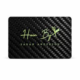 マット仕上げ印刷カード – カーボンファイバー + ソフトタッチマット | 控えめな上品さ — carbon fiber product angle 2