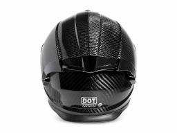 VR266 Kohlefaser-Motorrad-Helm – EU ECE 22.06 Zertifiziert | 3K Köper | Custom-Design — carbon fiber product angle 5