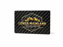 Multi-Layer Print Card – Carbon Fiber + Depth Effect | Multi-Dimensional — carbon fiber product angle 1