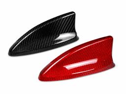 Dry Carbon Fiber Shark Fin Antenna Cover for Honda Civic – Real Carbon Fiber Roof Antenna Exterior Trim Replacement — carbon fiber product angle 1
