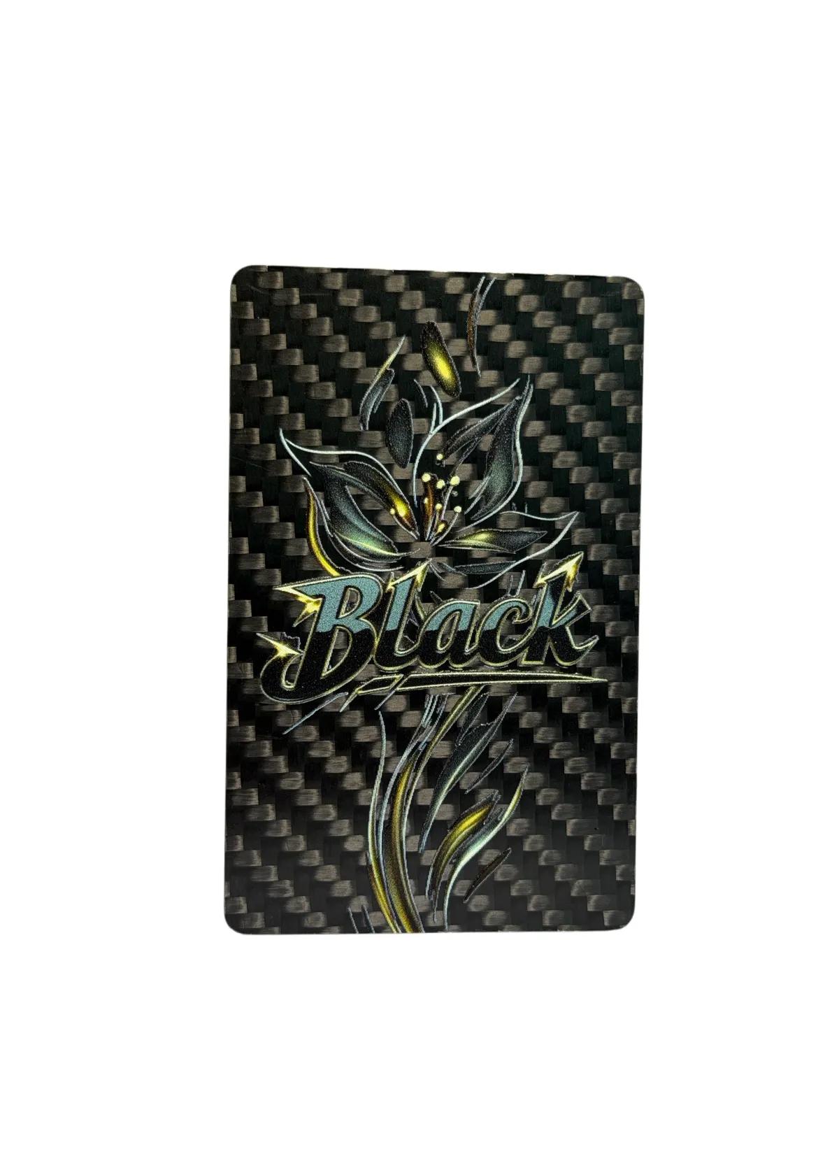 Custom Carbon Fiber Cards | OEM Carbon Fiber Business Card Manufacturer — carbon fiber close-up view 3
