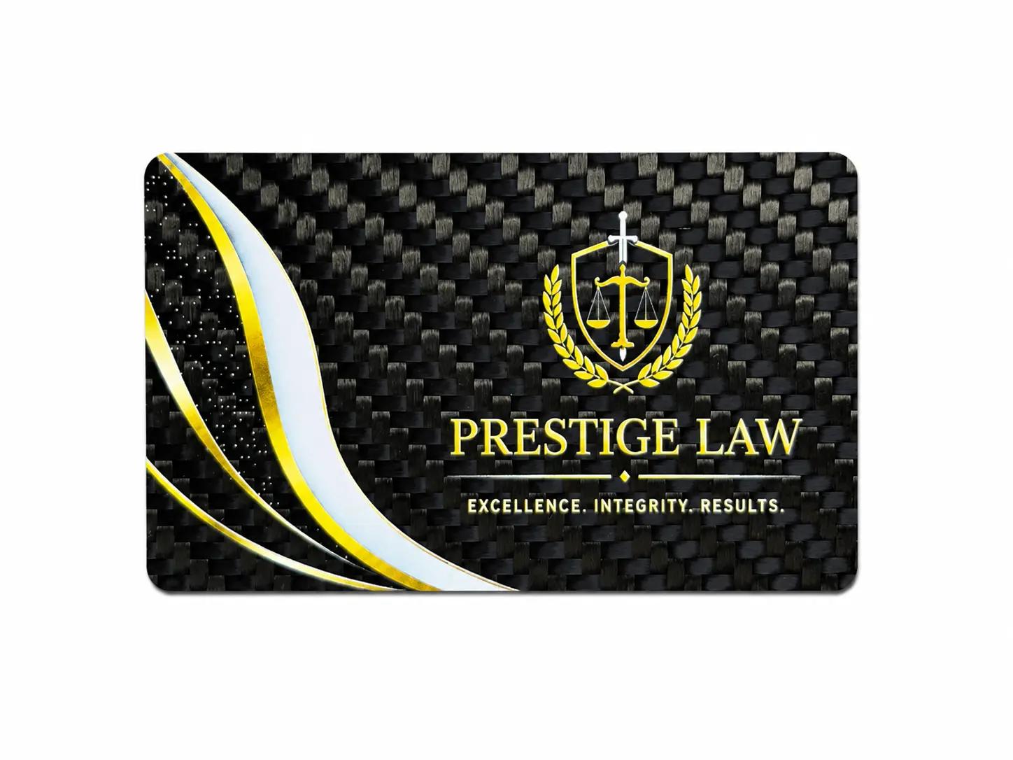 3D-geprägte Karte – Kohlefaser + 3D-Prägung | Taktiler Luxus — premium carbon fiber product detail