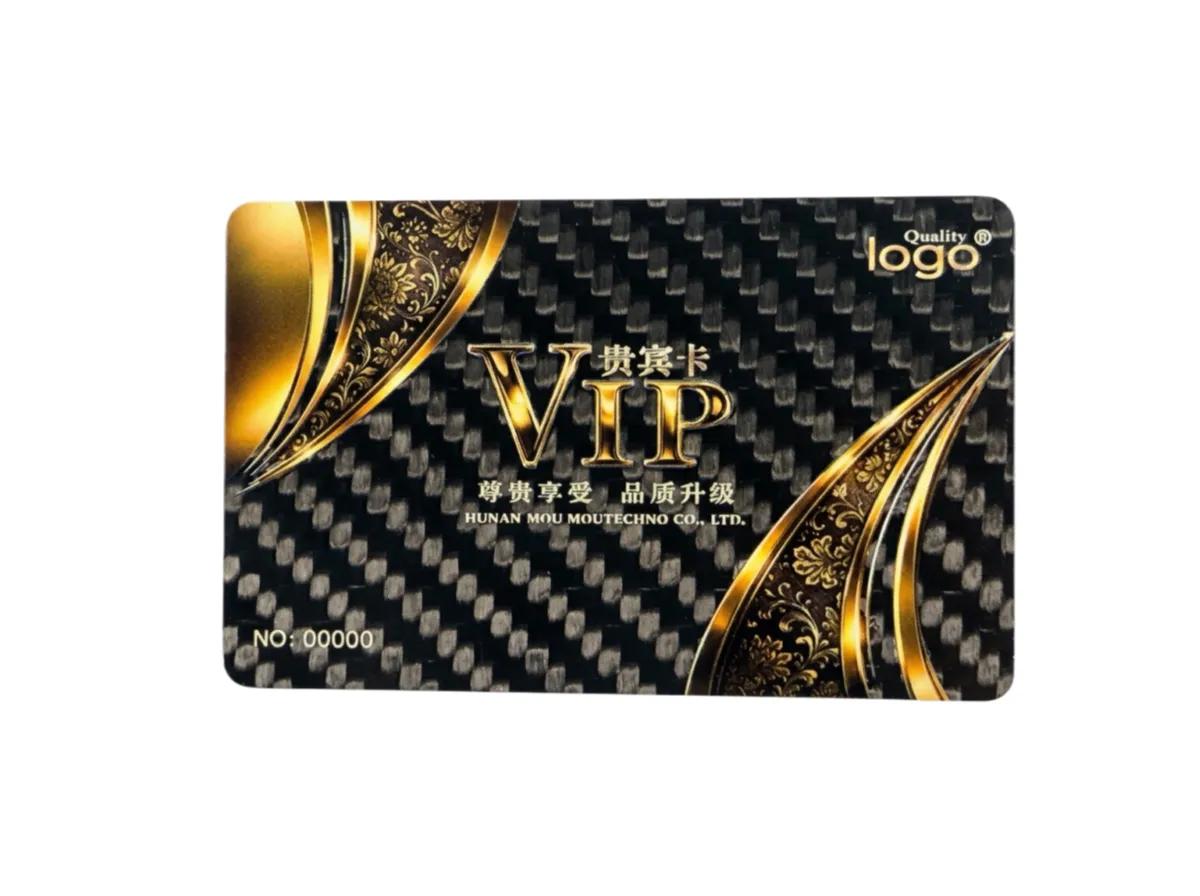 Custom Carbon Fiber VIP Cards | Luxury Membership Card Manufacturer — carbon fiber close-up view 2