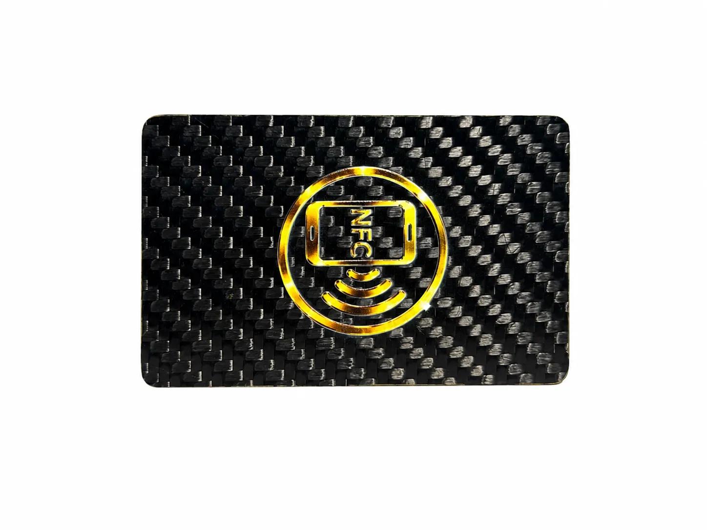 Carbon Fiber NFC Business Cards — Encoded OEM for B2B Networking