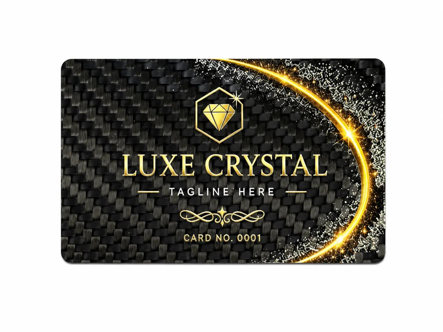 Custom Carbon Fiber Business Cards