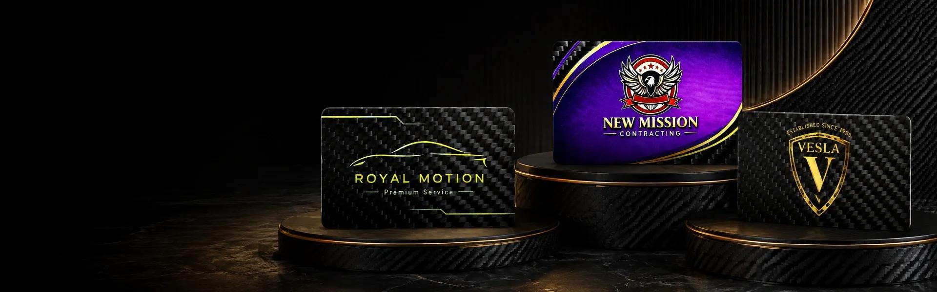 Custom High-End Carbon Fiber Business Cards